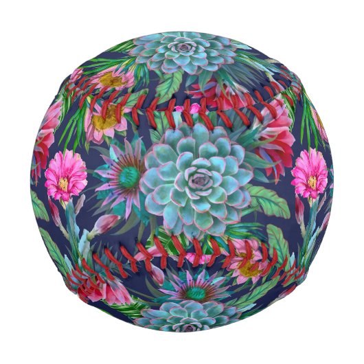 Balle De Baseball Succulent jardin tropical (Devant)