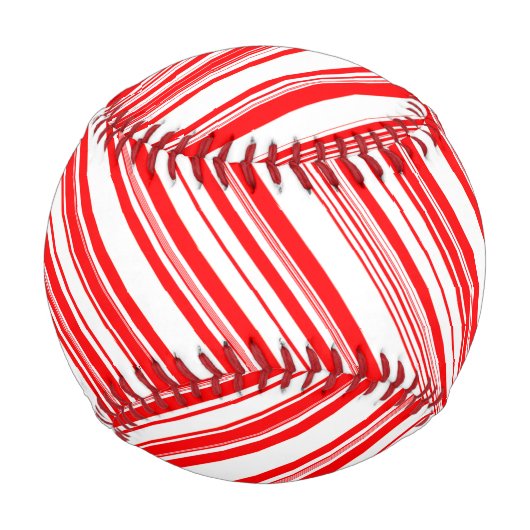 Balle De Baseball Sucre de canne Festif Yuletide pour Lonnie (Dos)