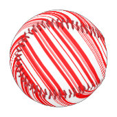 Balle De Baseball Sucre de canne Festif Yuletide pour Lonnie (Devant Gauche)