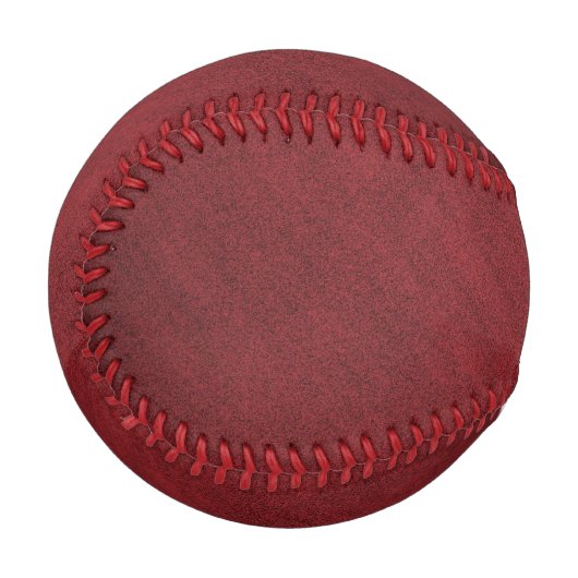 Balle De Baseball Suede look rouge bordeaux tissu brossé (Devant Gauche)