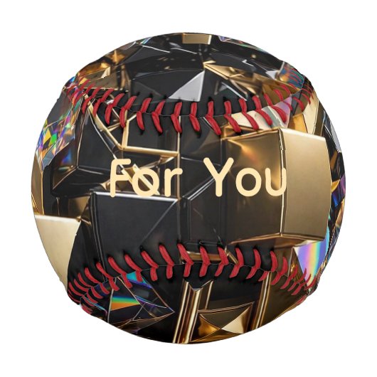 Balle De Baseball Super 3D Crystal Mosaic (Dos)