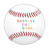 Balle De Baseball Survivez le jeu. (Dos)
