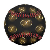 Balle De Baseball Symbole d'infini doré (Dos)