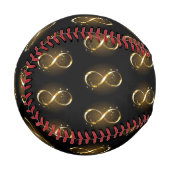 Balle De Baseball Symbole d'infini doré (Devant Gauche)