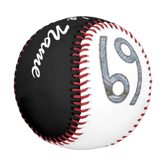 Balle De Baseball Symbole du cancer Zodiaque Élément par Kenneth Yon (Angle)