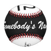 Balle De Baseball Symbole du Zodiaque de Libra par Kenneth Yoncich (Dos)