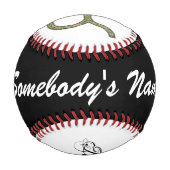 Balle De Baseball Symbole Taurus Zodiac Élément par Kenneth Yoncich (Dos)
