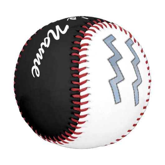 Balle De Baseball Symbole Zodiaque Aquarius Élément par Kenneth Yonc (Angle)