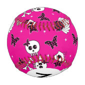 Balle De Baseball Symboles Emo Monogrammes (Dos)