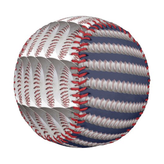 Balle De Baseball Taches De Baseball Enveloppées (Angle)
