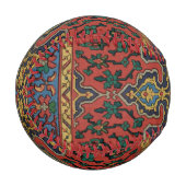 Balle De Baseball Tapis persan rouge bleu classique (Devant Gauche)