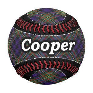 Balle De Baseball Tartan de rêve écossais Clan McClelland MacLellan