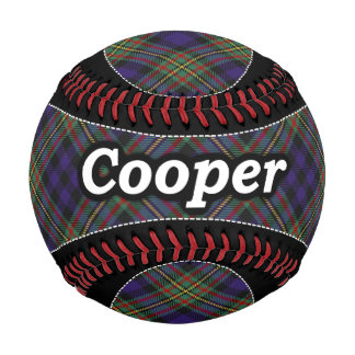 Balle De Baseball Tartan de rêve écossais Clan McClelland MacLellan