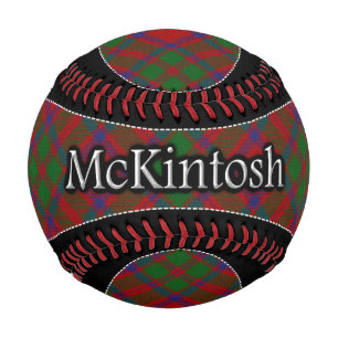 Balle De Baseball Tartan de rêve écossais Clan McKintosh MacKintosh