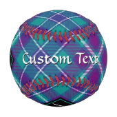 Balle De Baseball Tartan vert de mer, violet et bleu (Devant)
