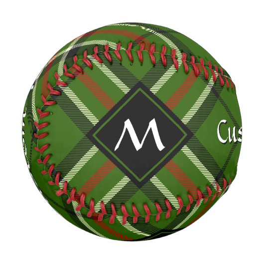 Balle De Baseball Tarte verte, noire, rouge et blanche (Devant Gauche)