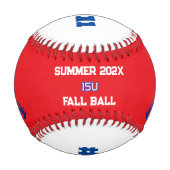 Balle De Baseball Team Baseball Personalized (Devant)