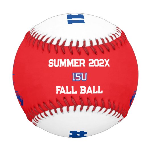 Balle De Baseball Team Baseball Personalized (Devant)