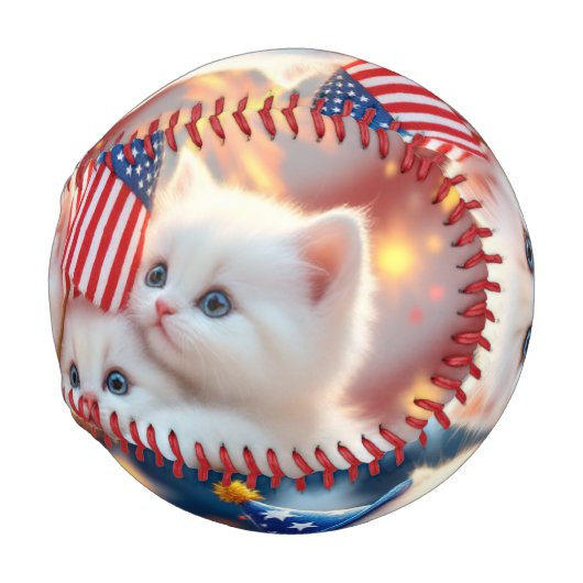 Balle De Baseball Temps de jeu pour minou (Dos Gauche)