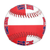 Balle De Baseball Texan polonais (Dos)