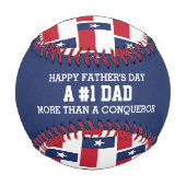Balle De Baseball TEXAS DAD Conqueror (Devant)