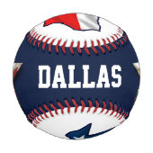 Balle De Baseball Texas Flag Basball (Dos)