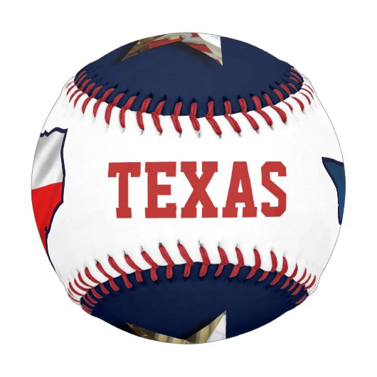 Balle De Baseball Texas Flag Basball (Devant)