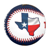 Balle De Baseball Texas Flag Basball (Devant Gauche)