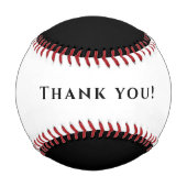 Balle De Baseball Texte customisé Mariage Faveur Anneau Porteur Gard (Dos)