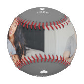 Balle De Baseball Texte de deux photos et de la machine à écrire | B (Devant)