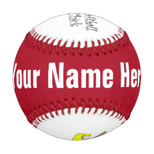 Balle De Baseball Texte de sélection de softball