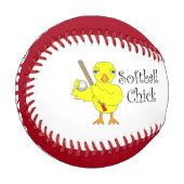 Balle De Baseball Texte de sélection de softball (Devant Gauche)
