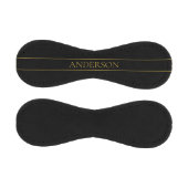 Balle De Baseball Texte et lignes Gold personnalisables (Panneaux)