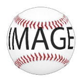 Balle De Baseball Texte personnalisé (Dos)