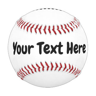 Balle De Baseball Texte personnalisé