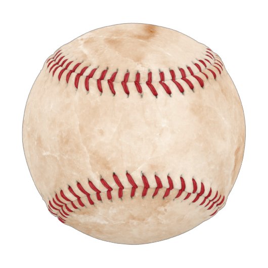 Balle De Baseball Texture crémeuse en marbre (Devant)