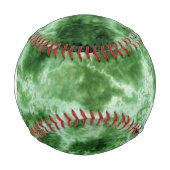 Balle De Baseball Texture de marbre vert (Devant)