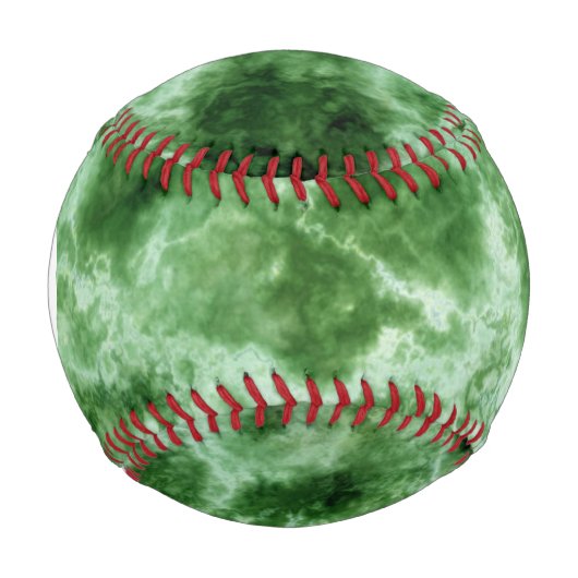 Balle De Baseball Texture de marbre vert (Devant)