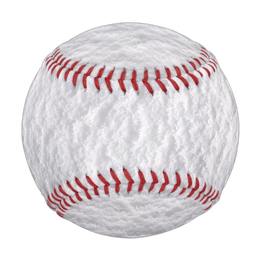 Balle De Baseball Texture de neige compactée (Devant)