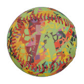 Balle De Baseball Texture des trous colorés (Devant Gauche)