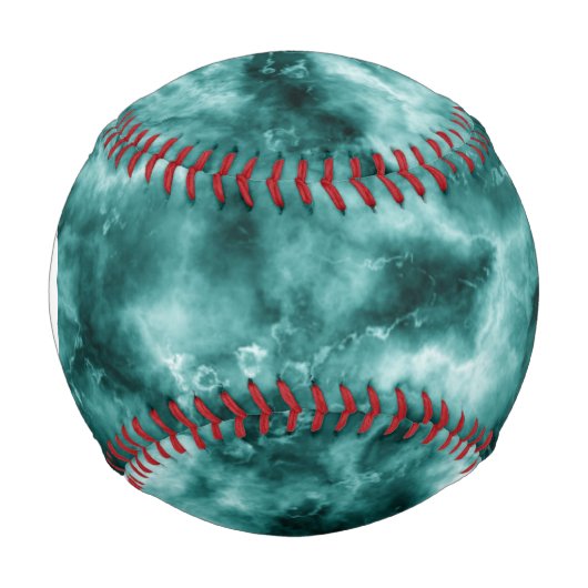 Balle De Baseball Texture en marbre vert foncé (Devant)