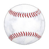 Balle De Baseball Texture Marbre blanc (Dos)