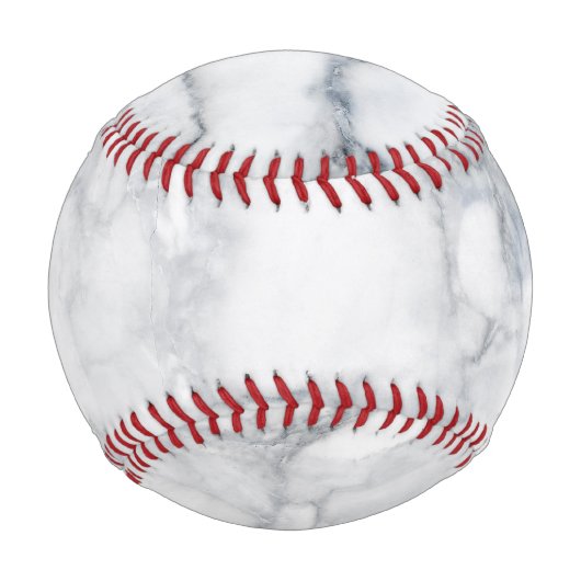 Balle De Baseball texture Marbre blanc (Dos)