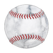 Balle De Baseball texture Marbre blanc (Devant)