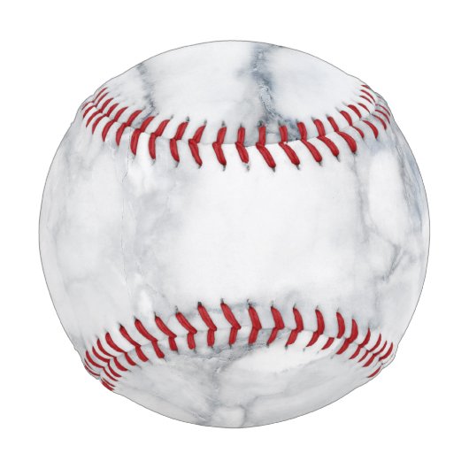 Balle De Baseball texture Marbre blanc (Devant)