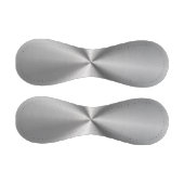 Balle De Baseball Texture métallique radiale personnalisée (Panneaux)