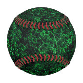 Balle De Baseball Texture vert foncé, éponge détruite ou corrodée (Dos)