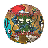 Balle De Baseball Thème japonais (Devant)