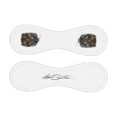 Balle De Baseball Tiger face (conception de signature) (Panneaux)