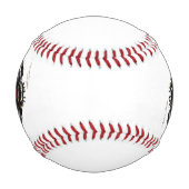 Balle De Baseball Tiger face (conception de signature) (Devant)